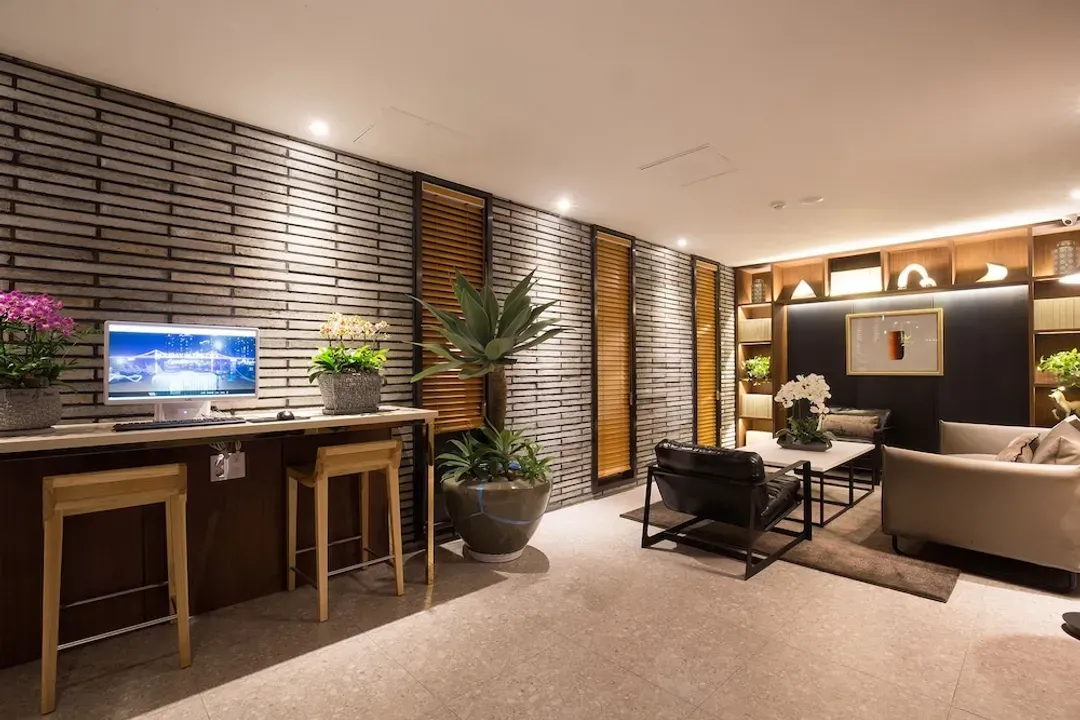 Lobby sitting area