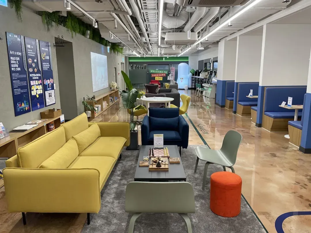 Lobby sitting area