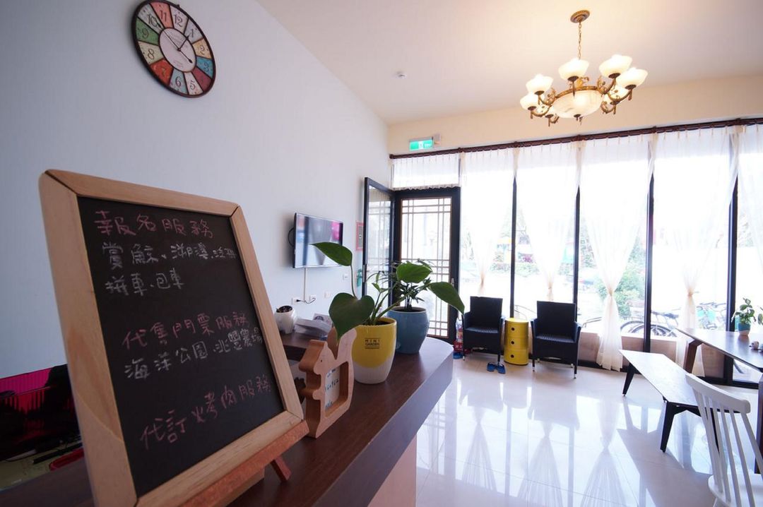 花莲漫旅渡假民宿 l 顶楼露台｜近东大门
