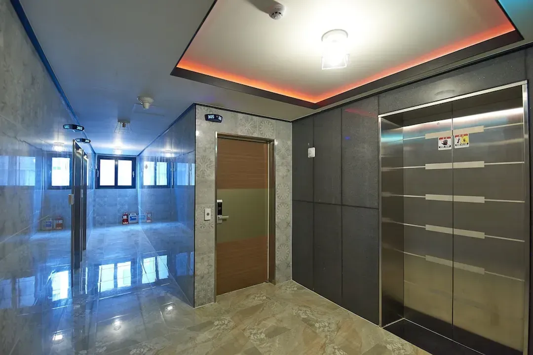 Interior entrance