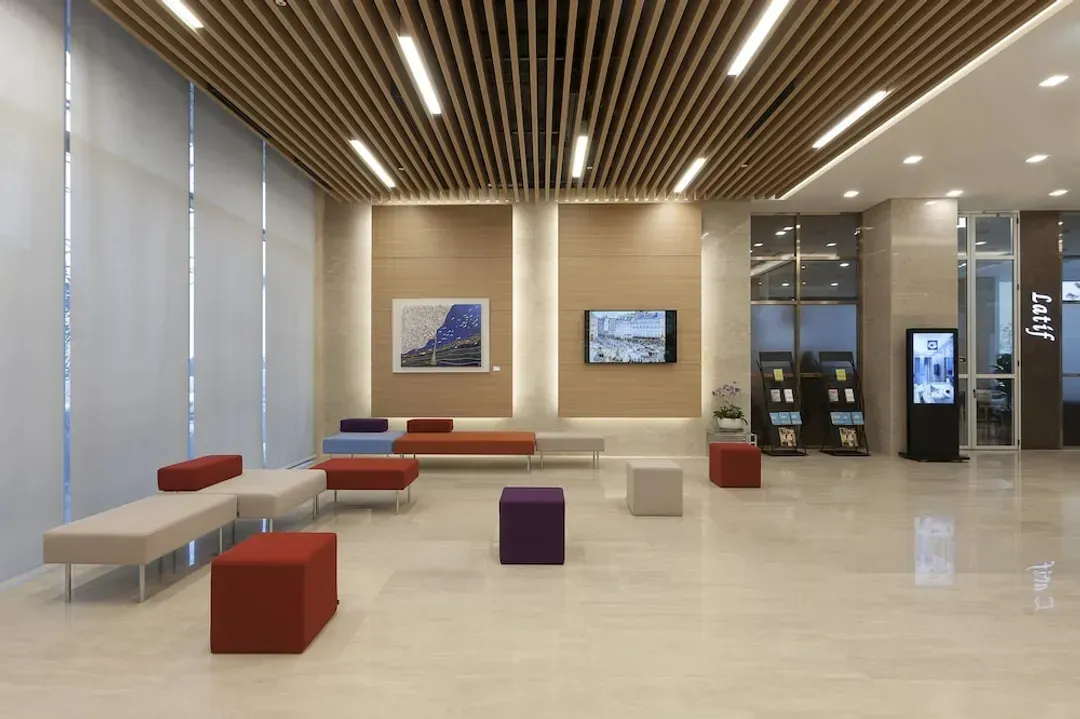 Lobby sitting area