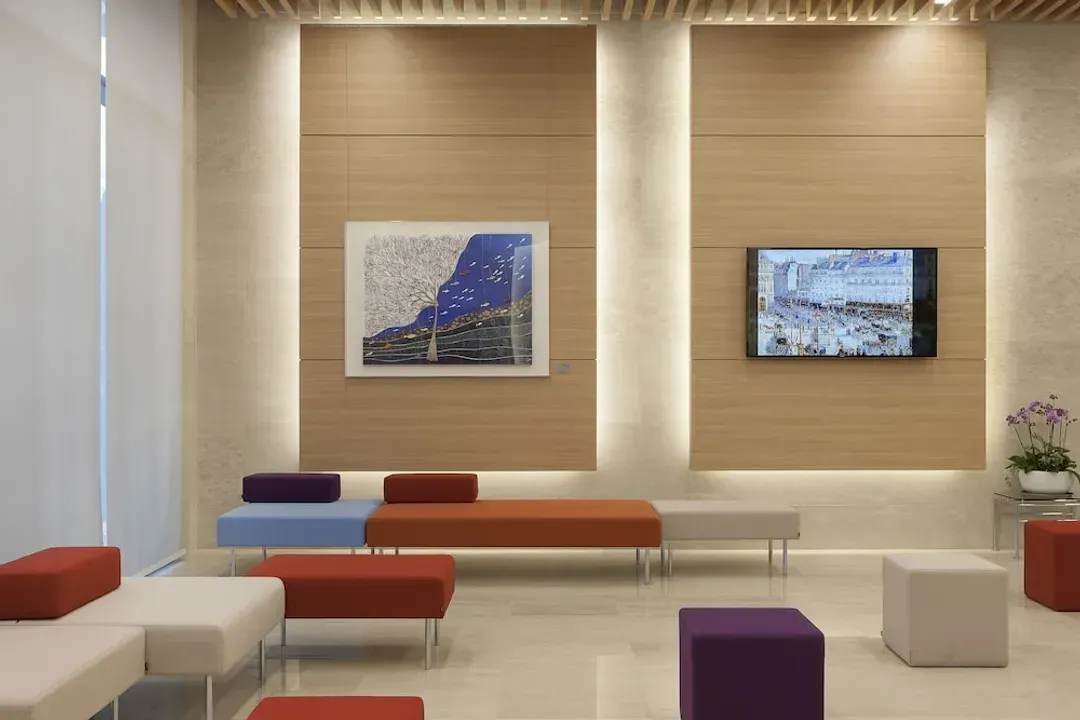 Lobby sitting area