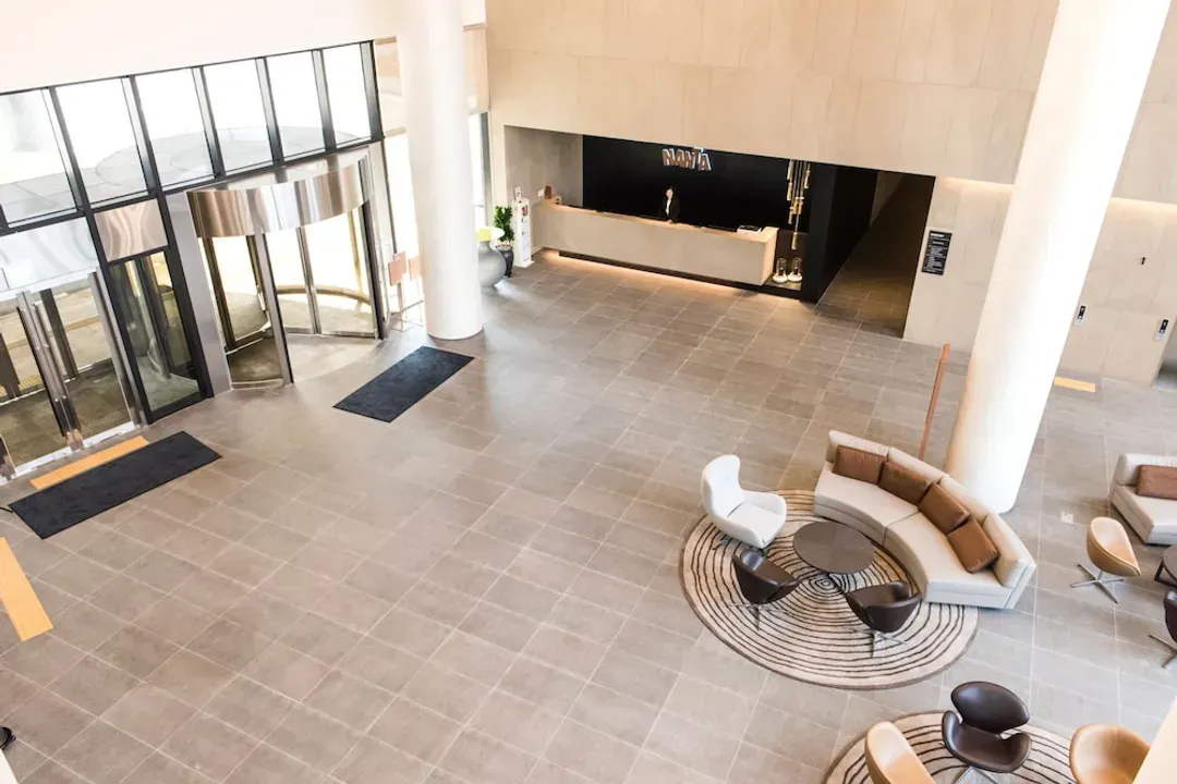 Interior entrance