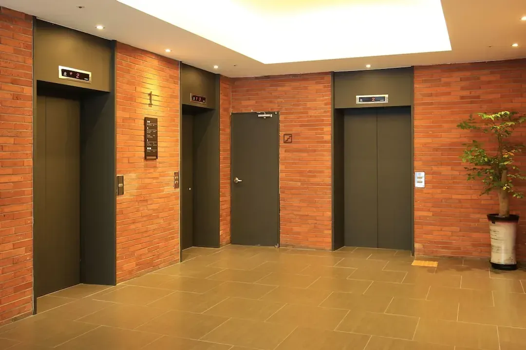 Interior entrance