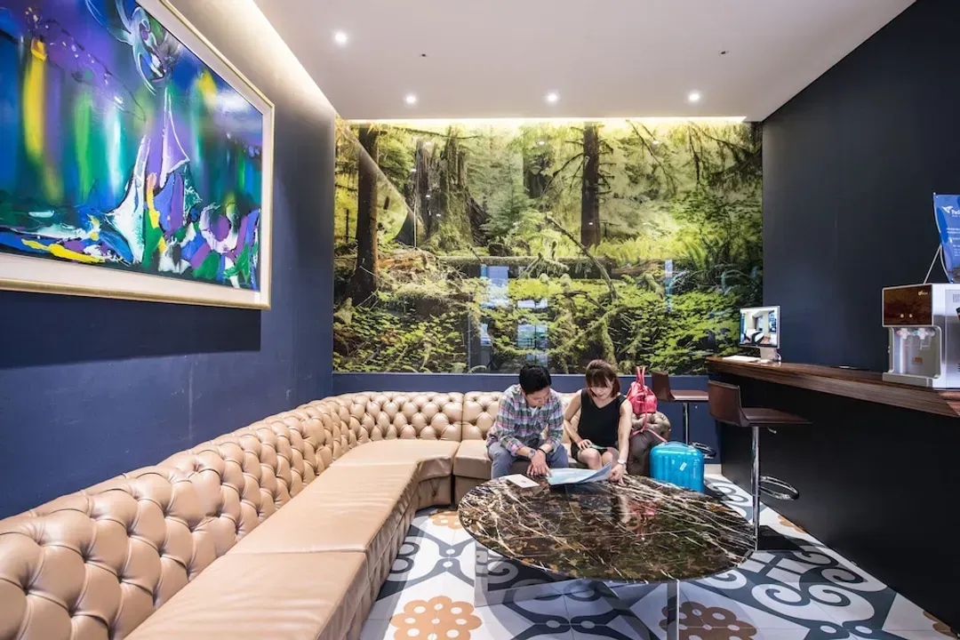 Lobby sitting area