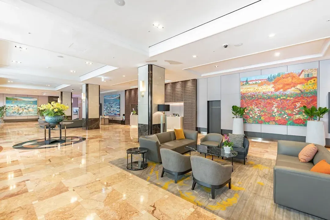 Lobby sitting area