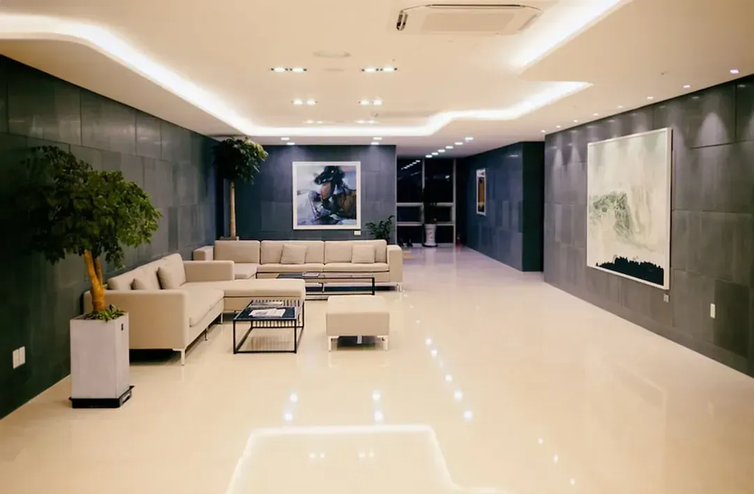 Lobby sitting area