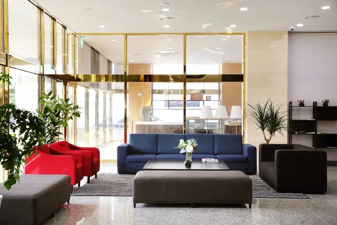 Lobby sitting area