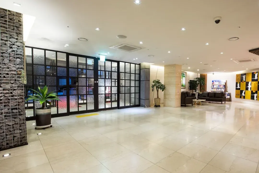Interior entrance