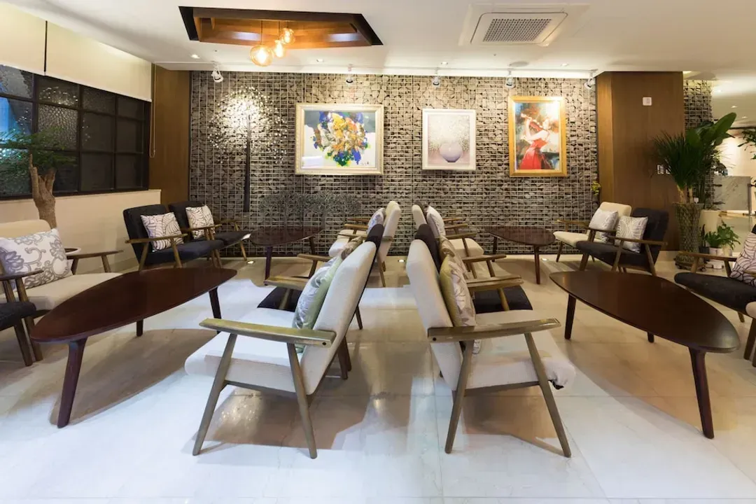 Lobby sitting area