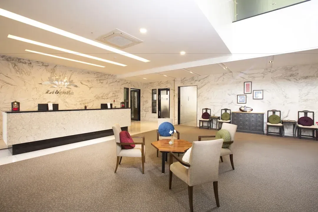 Lobby sitting area