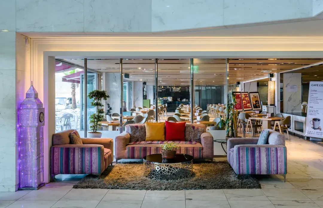 Lobby sitting area
