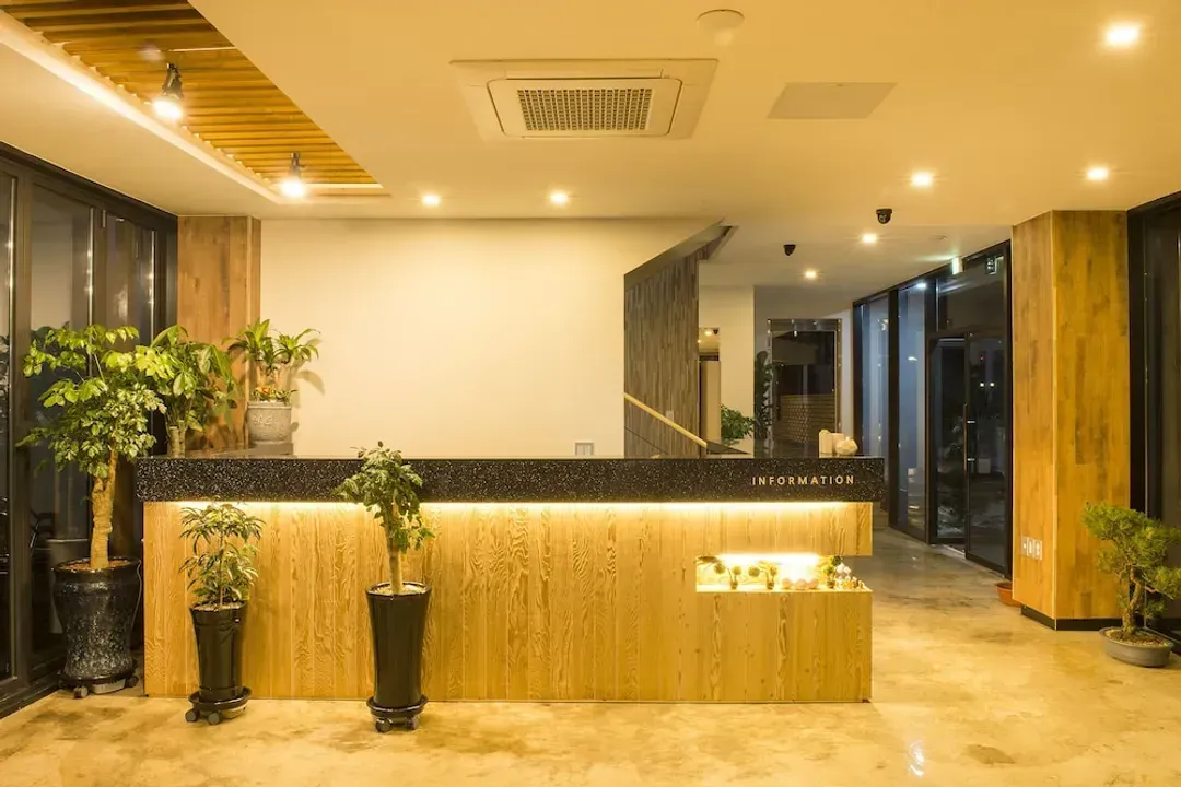Interior entrance