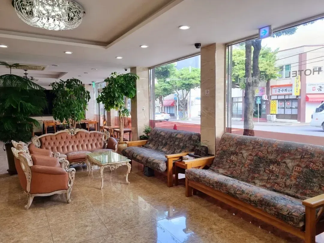 Lobby sitting area