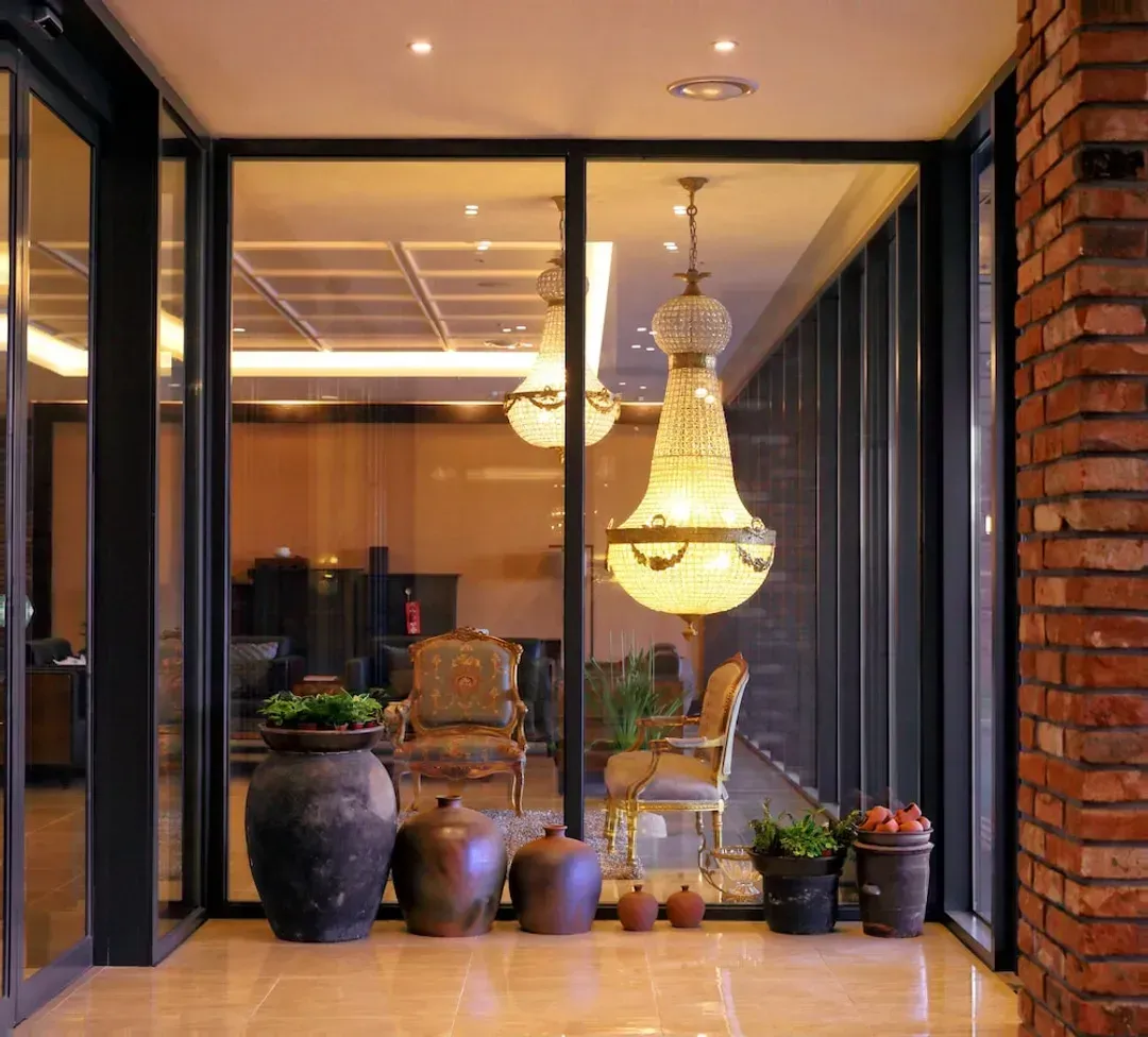 Interior entrance