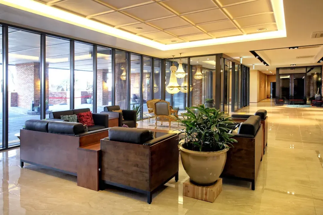 Lobby sitting area