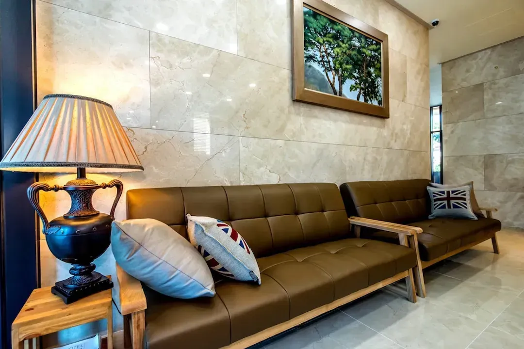 Lobby sitting area