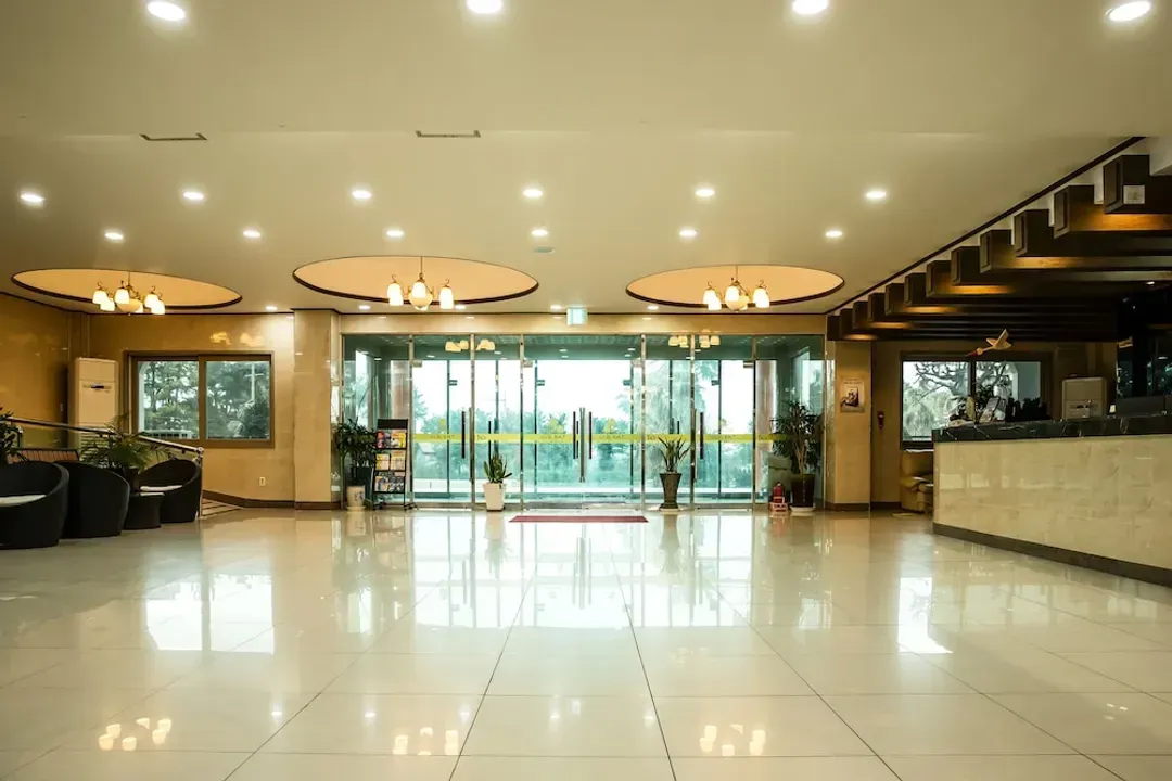 Interior entrance