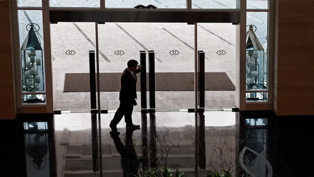 Interior entrance
