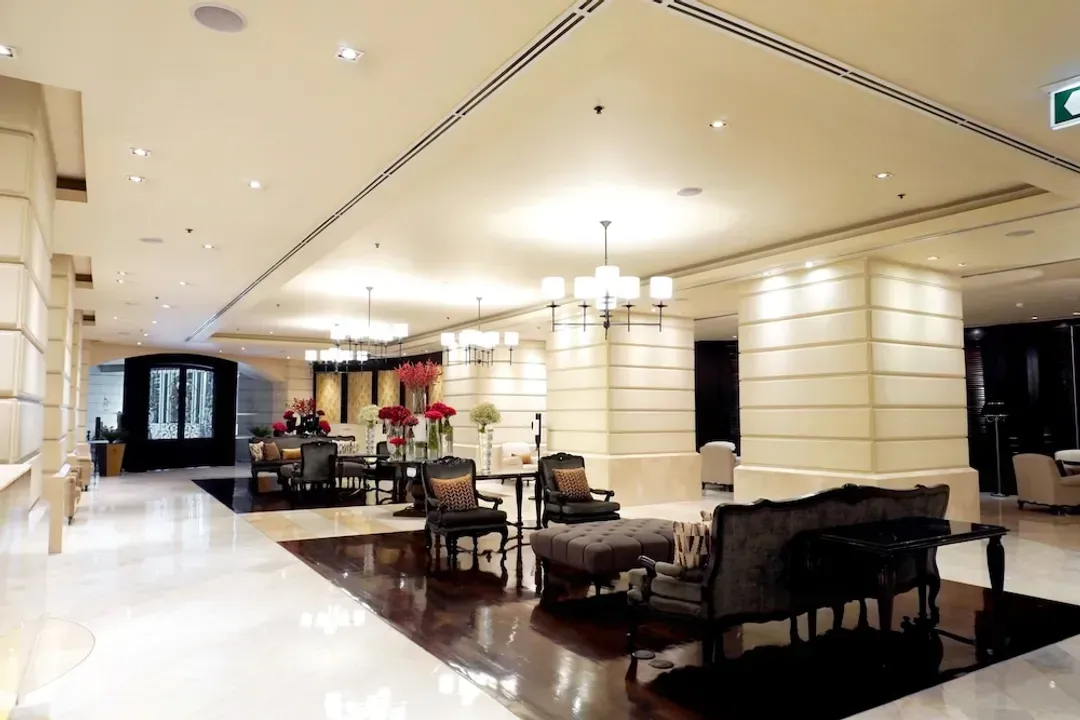 Lobby sitting area