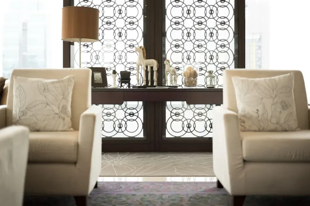 Lobby sitting area