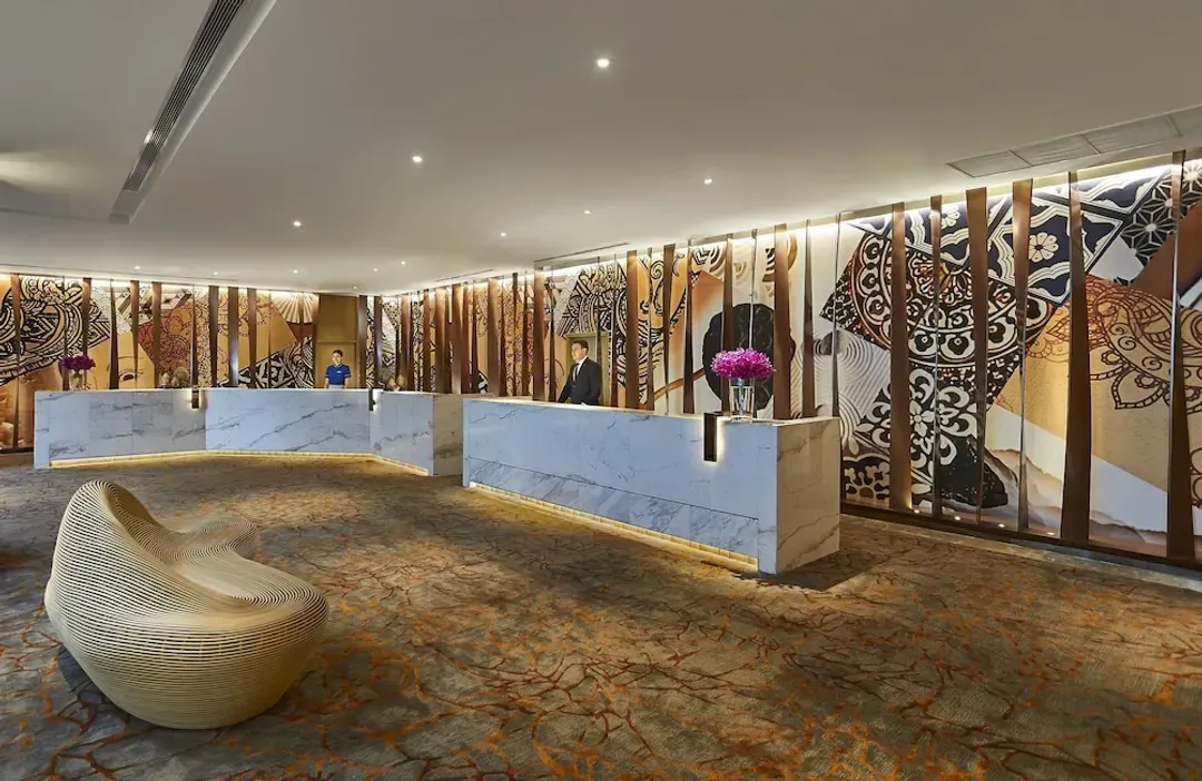 Interior entrance