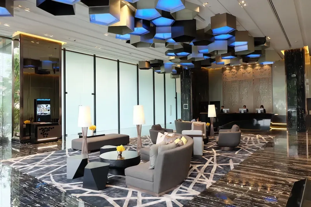 Lobby sitting area
