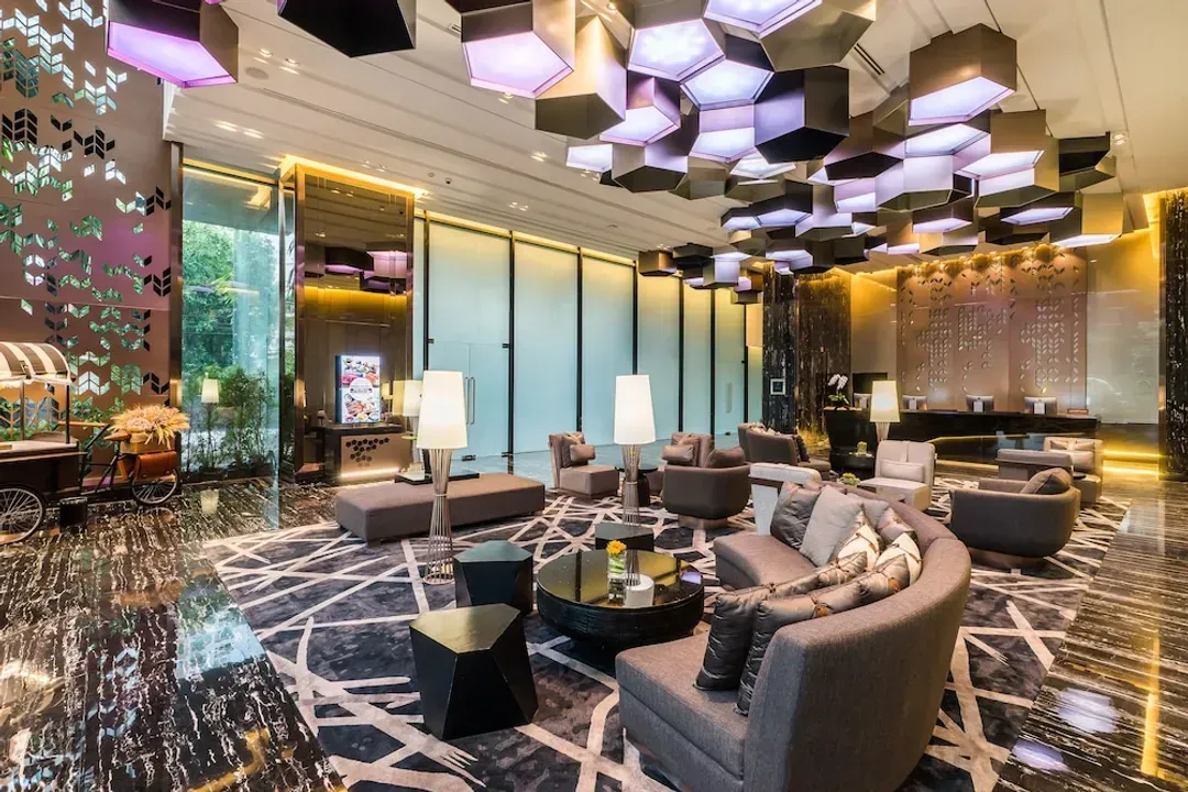 Lobby sitting area