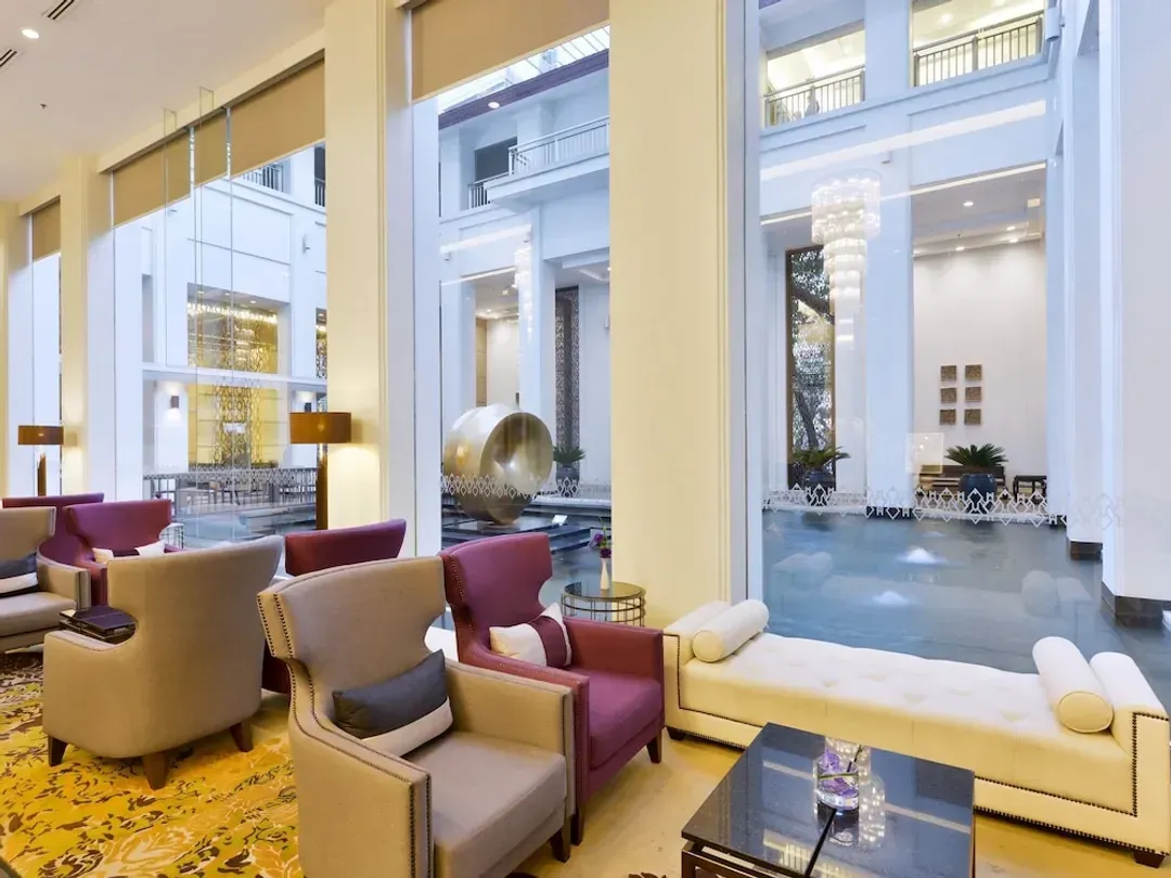 Lobby sitting area