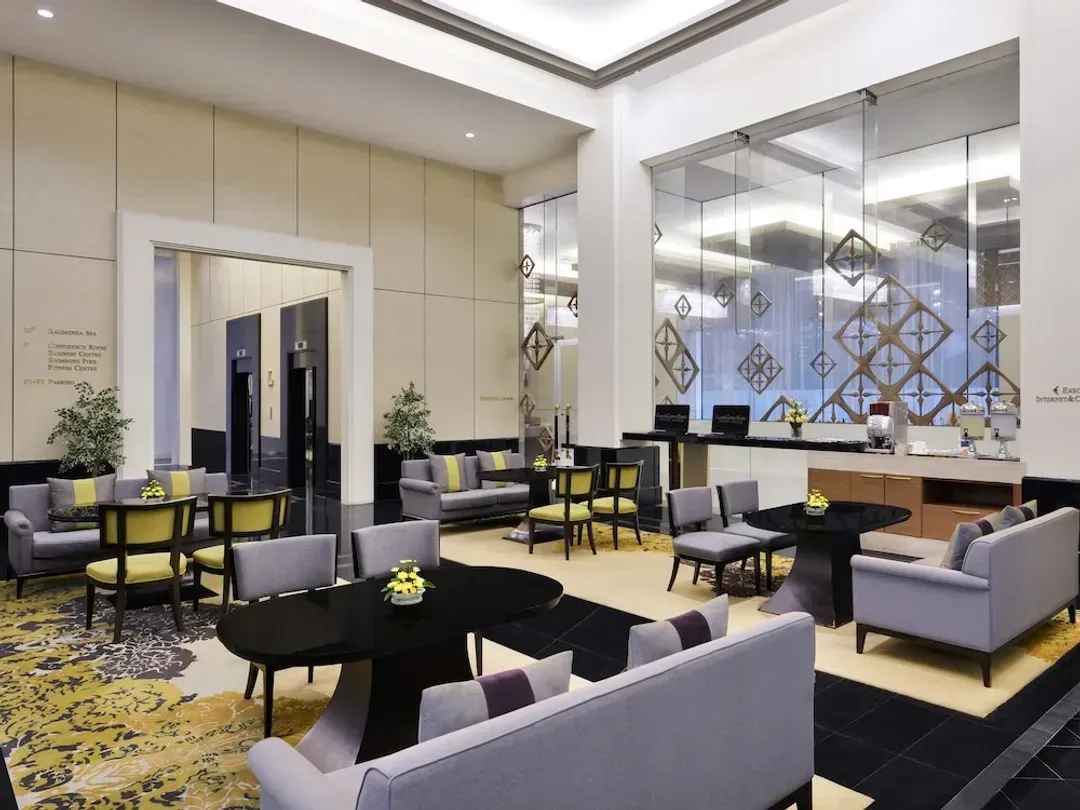 Lobby sitting area