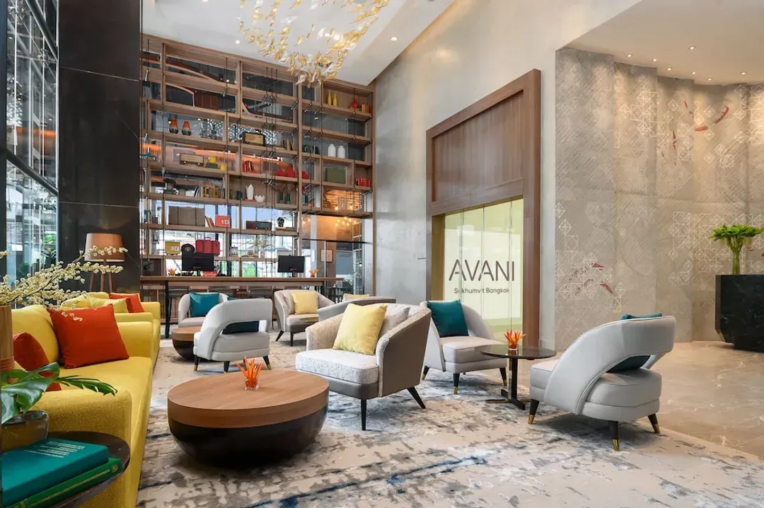 Lobby sitting area