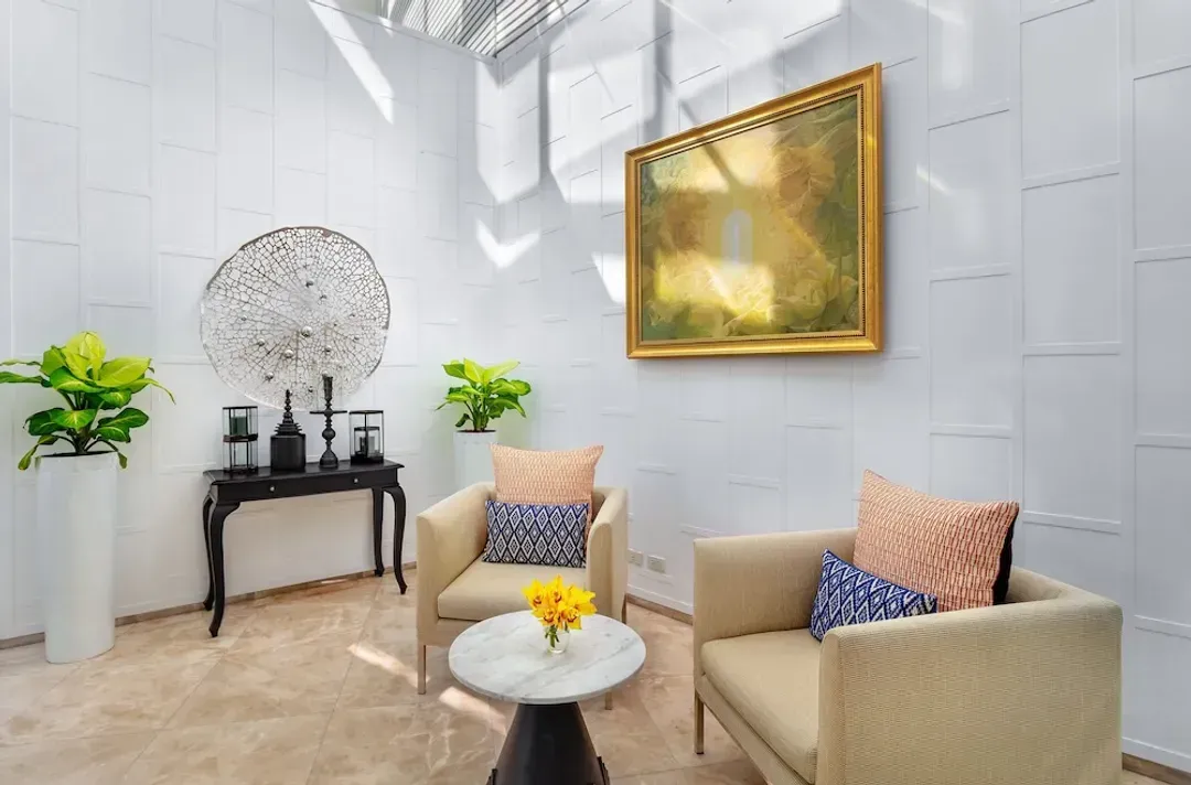Lobby sitting area
