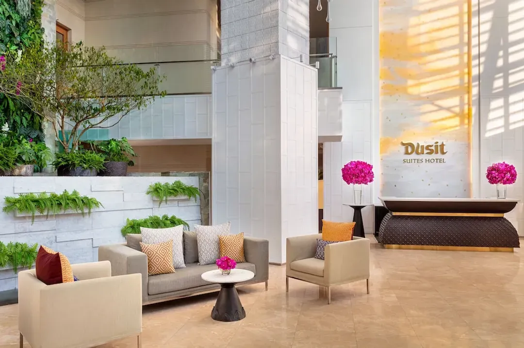 Lobby sitting area