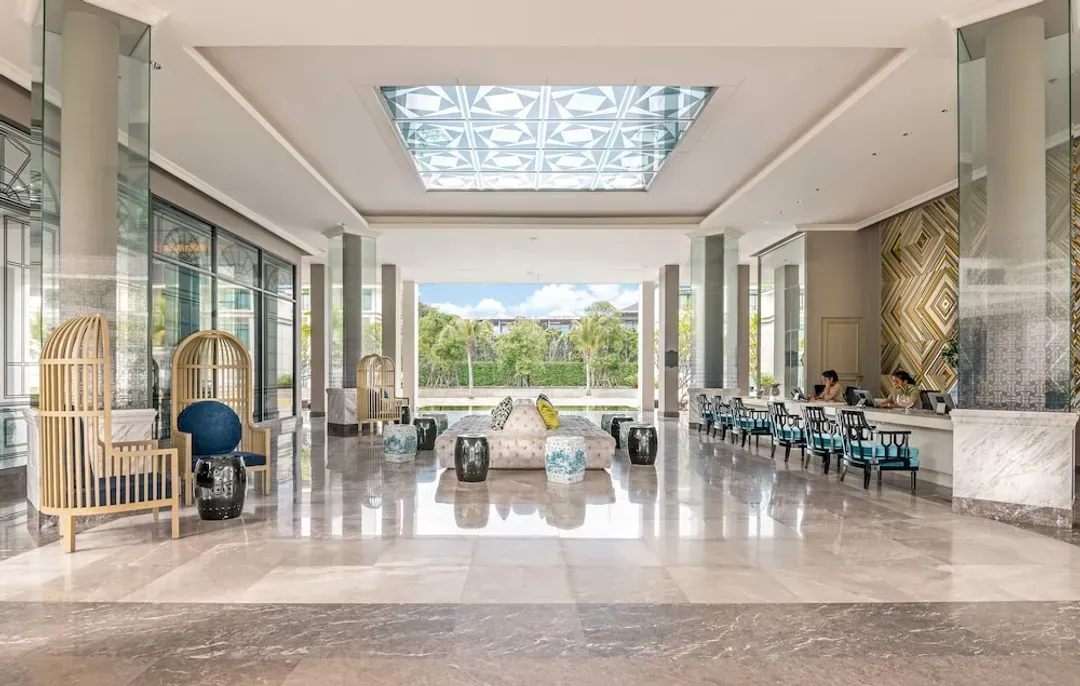 Lobby sitting area