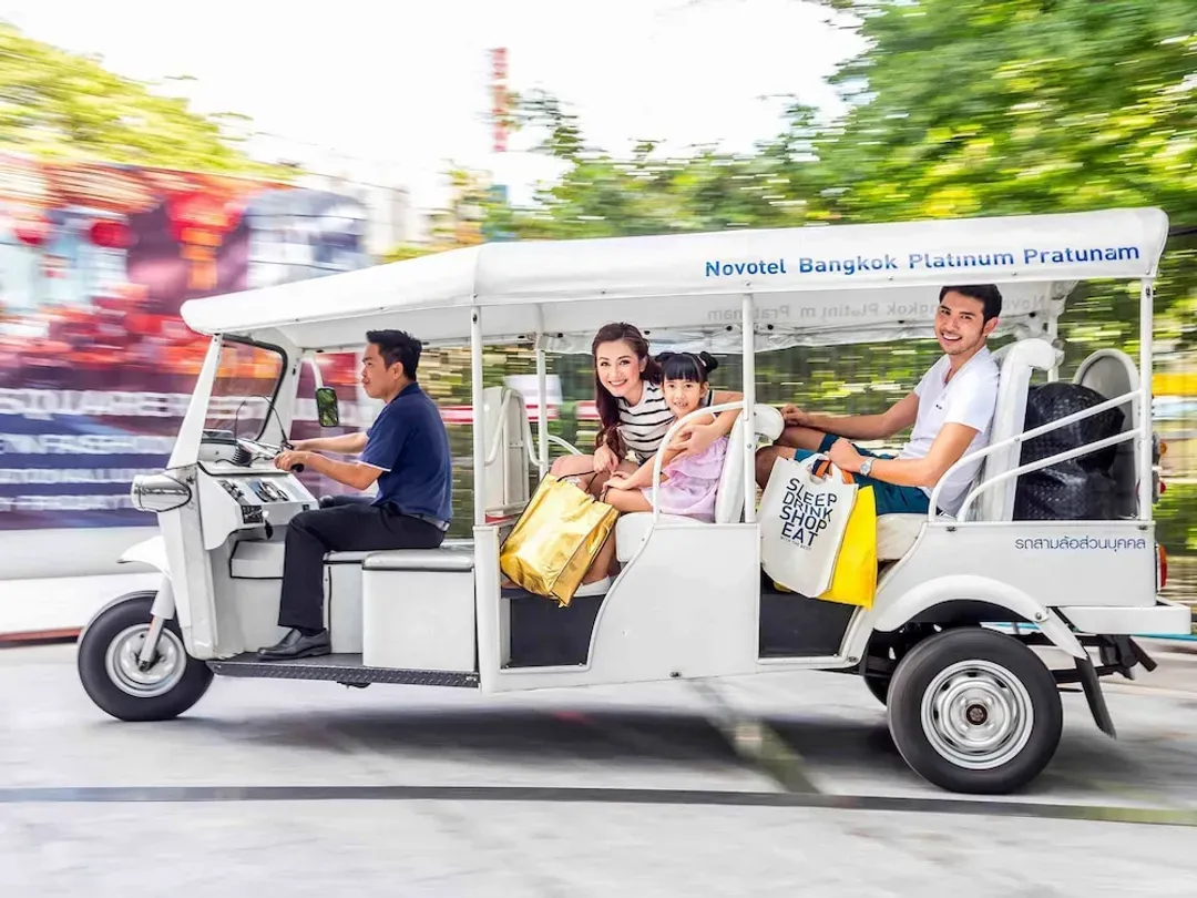 Shopping center shuttle