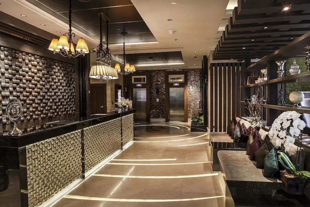 Lobby sitting area