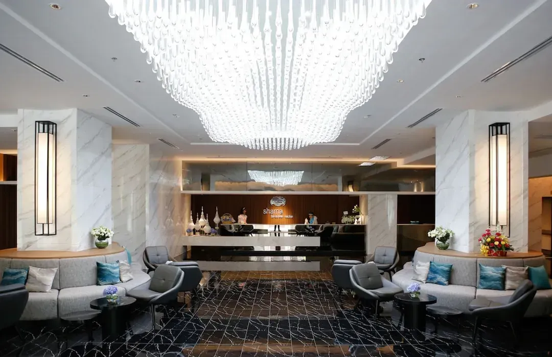 Lobby sitting area