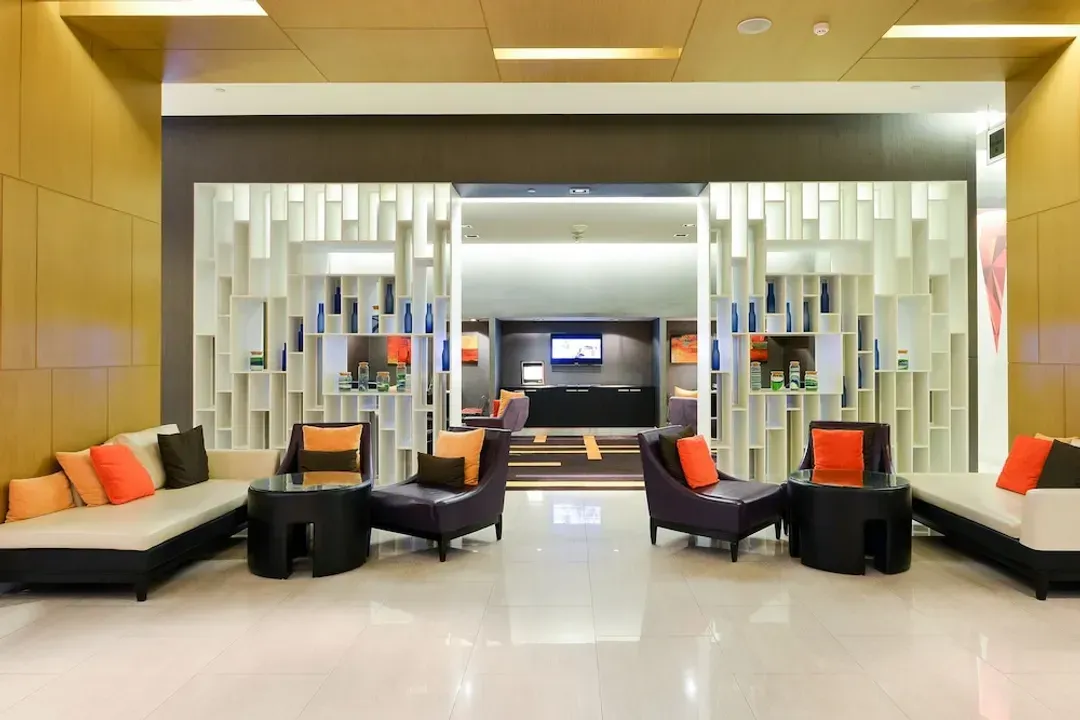 Lobby sitting area