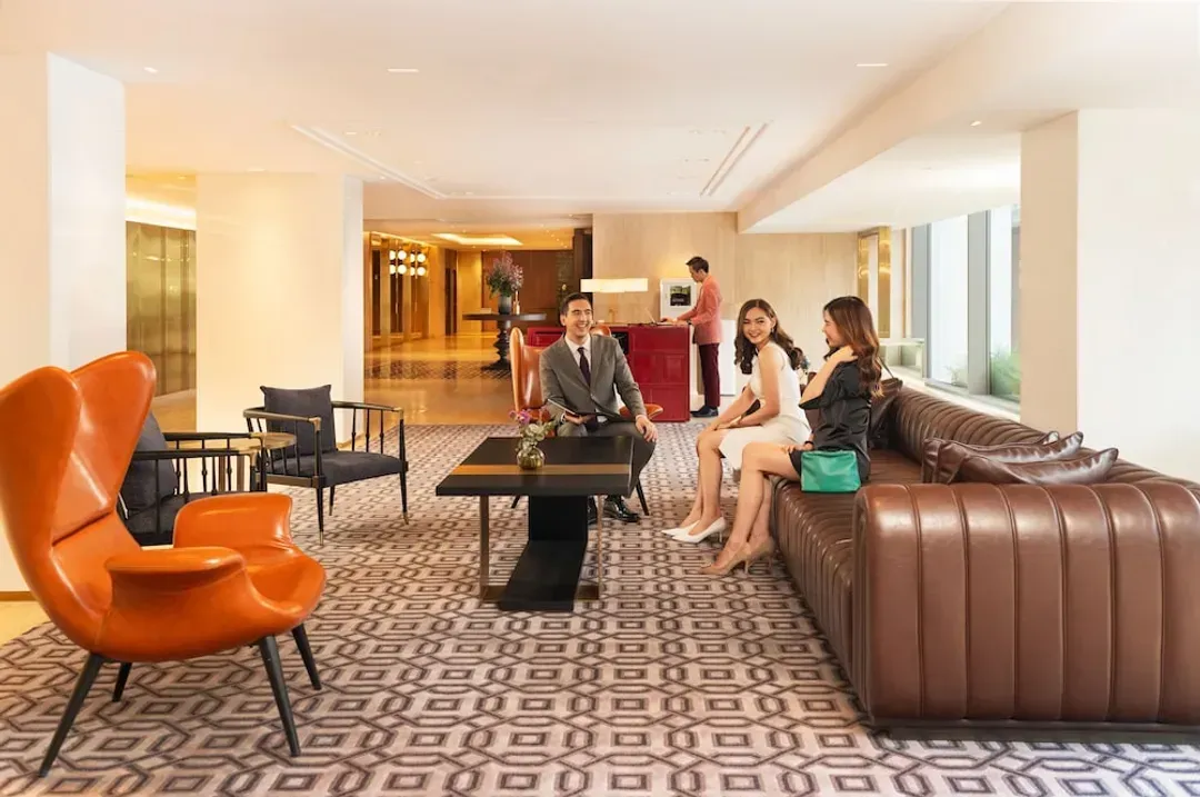 Lobby sitting area