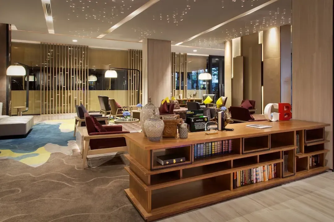 Lobby sitting area