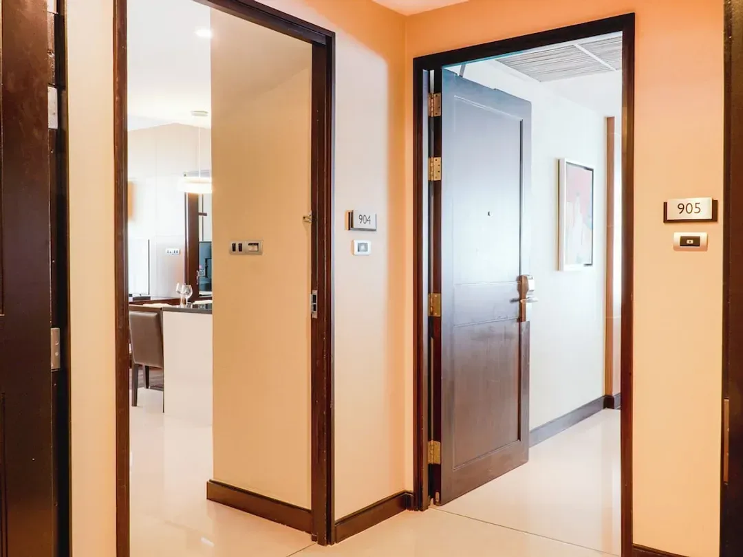 Interior entrance