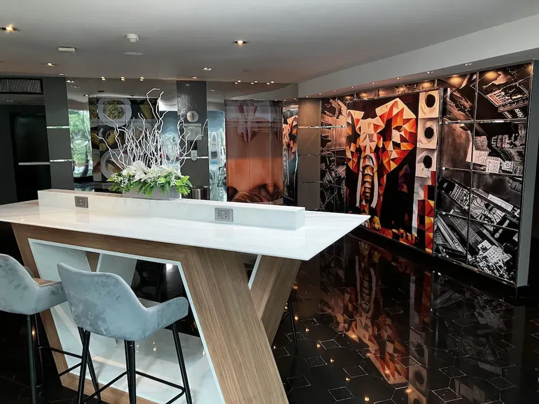 Lobby sitting area