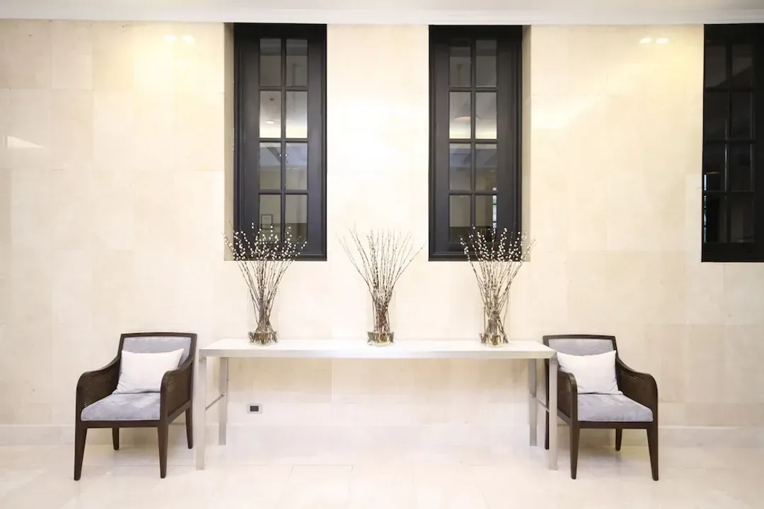 Lobby sitting area