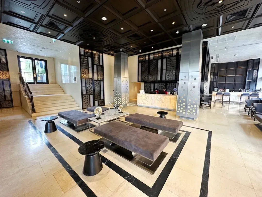 Lobby sitting area