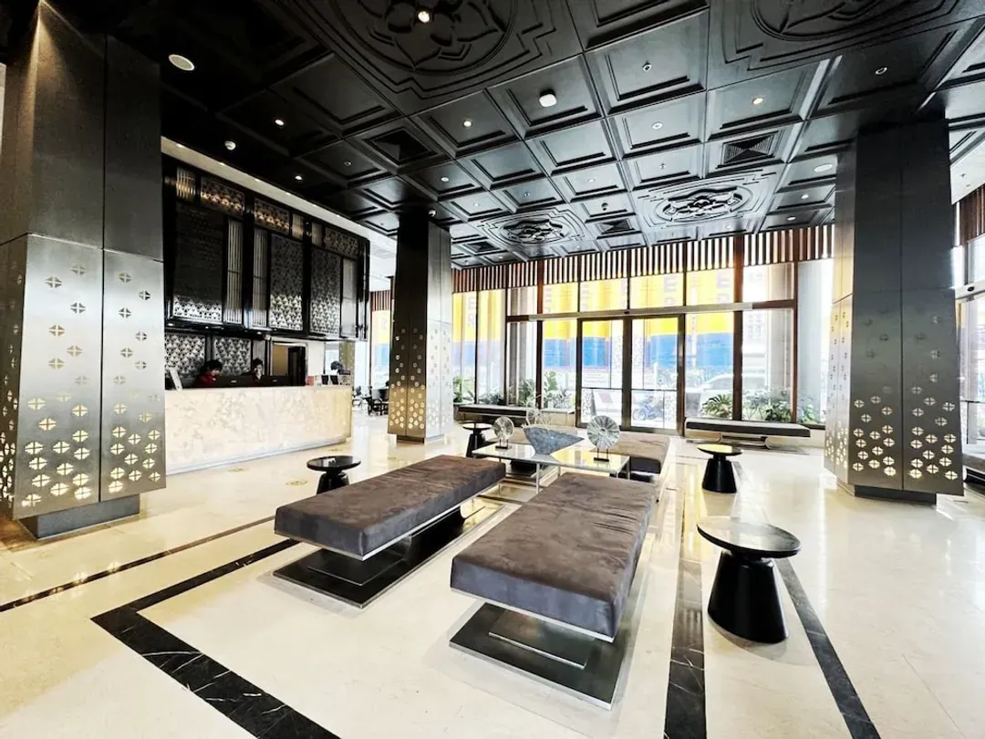 Lobby sitting area
