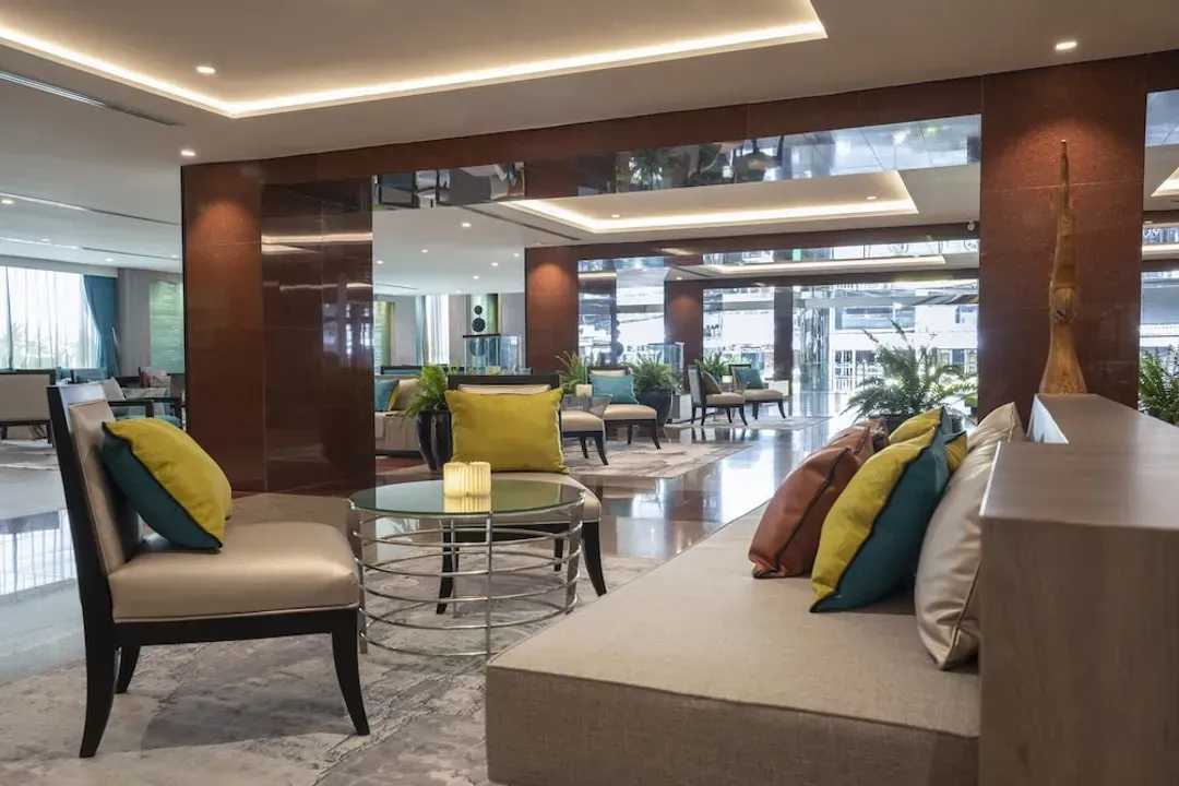 Lobby sitting area