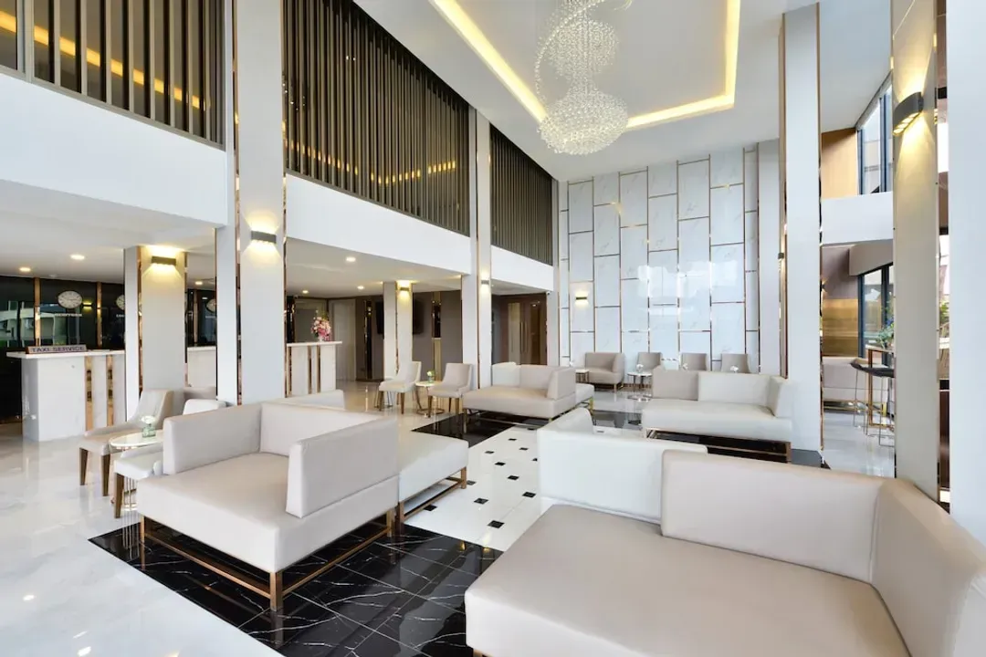 Lobby sitting area