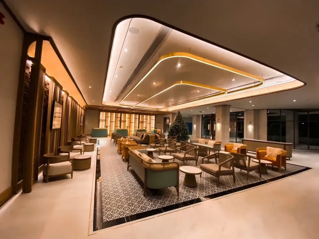 Lobby sitting area