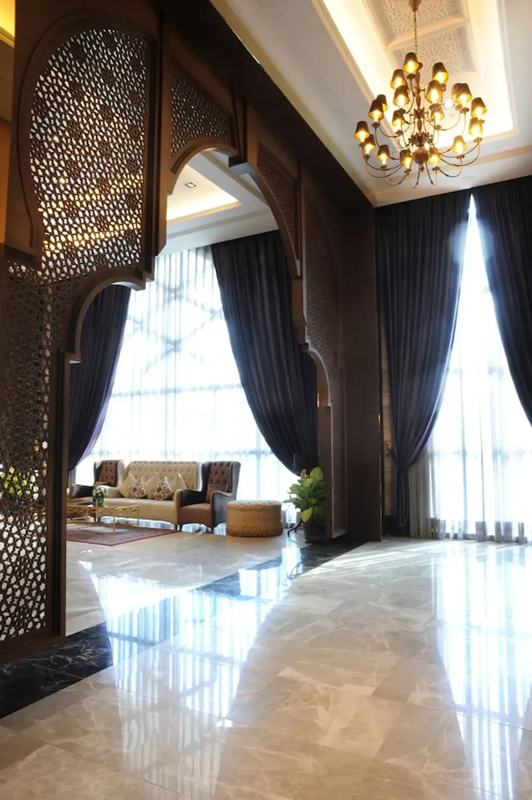 Lobby sitting area