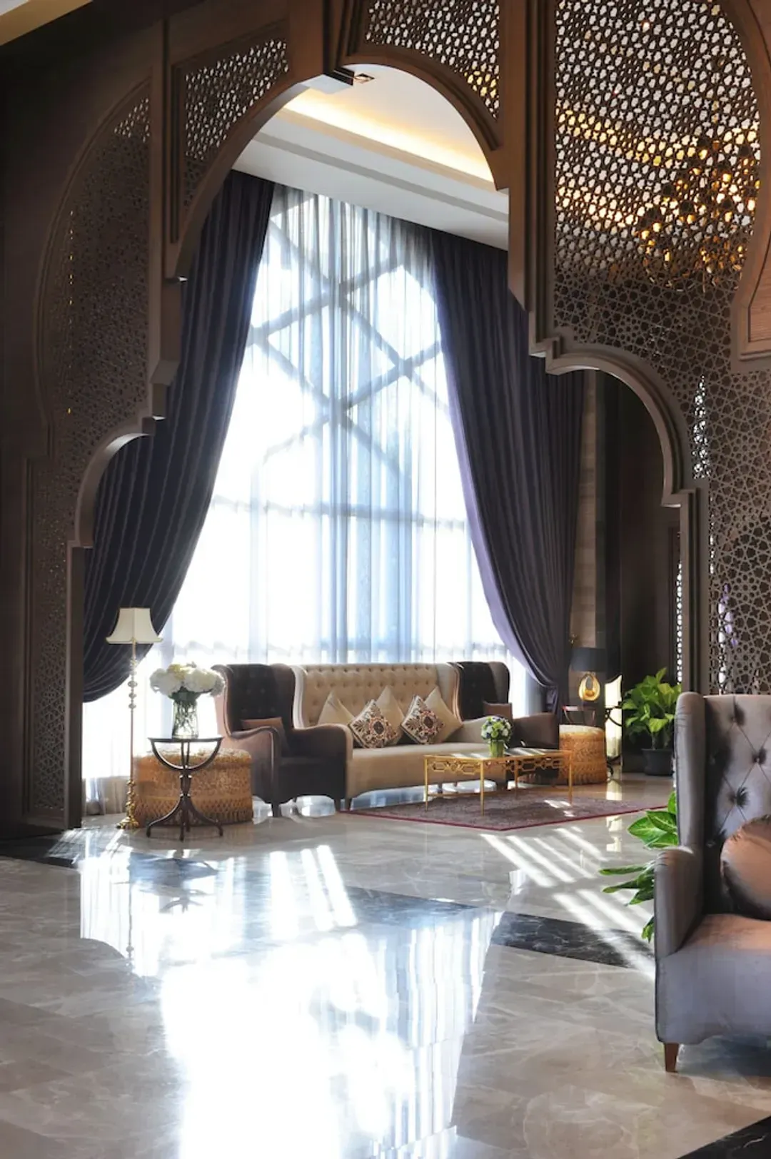 Lobby sitting area